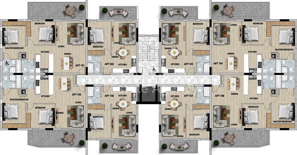 1 Bedroom Off-Plan Apartment For Sale in Oroklini
