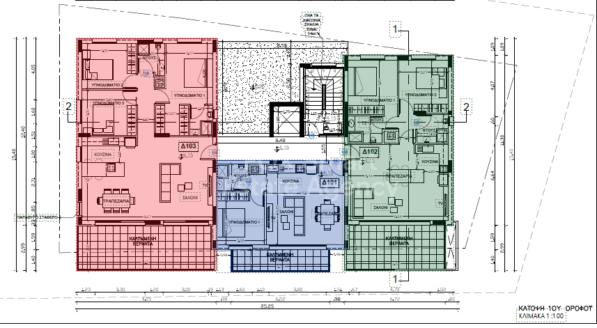 New, modern 2-Bedroom Apartment in Lykavitos Nicosia for sale
