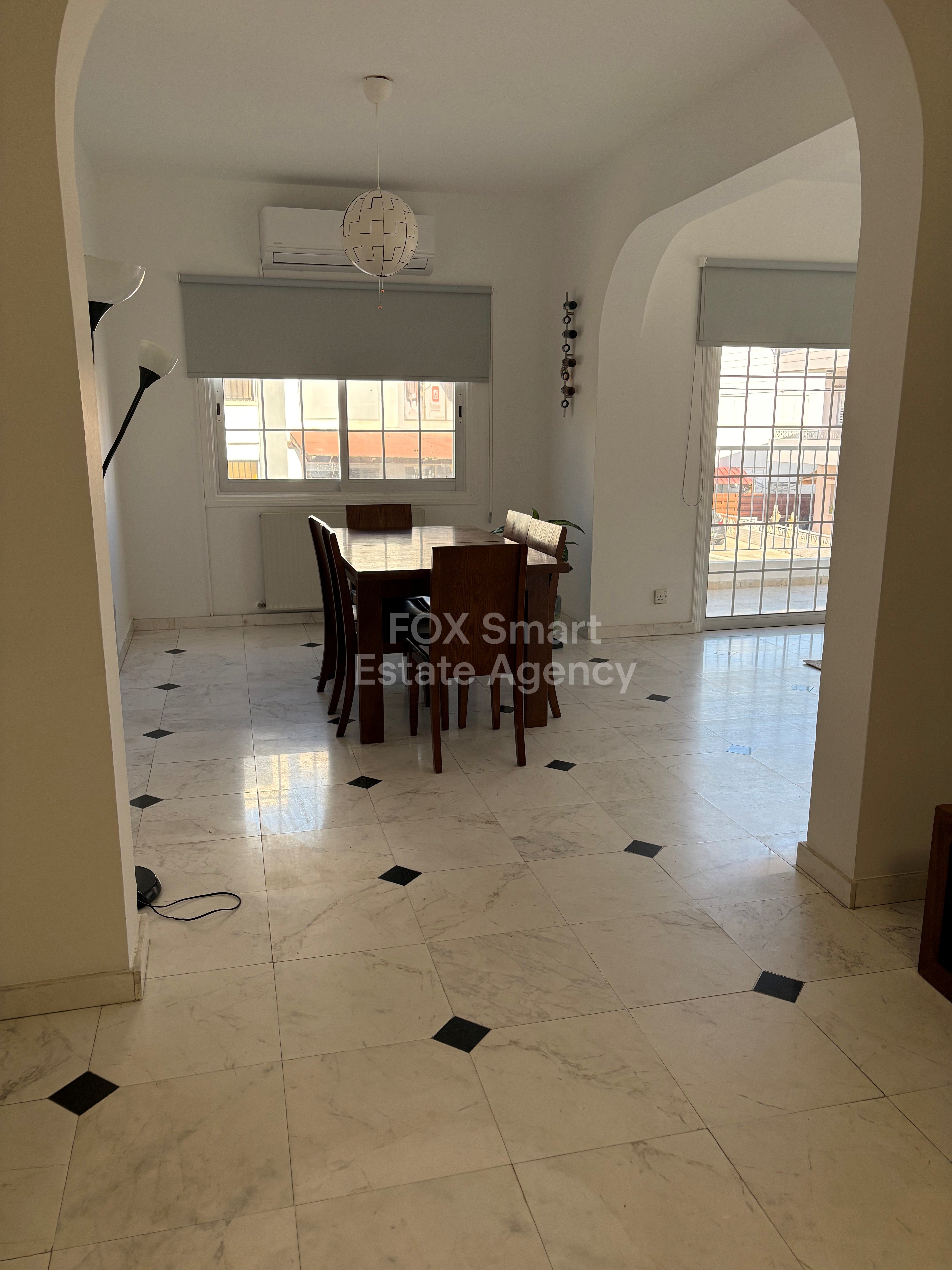 Fully Furnished Renovated 3-Bedroom Apartment for Rent – Aglantzia
