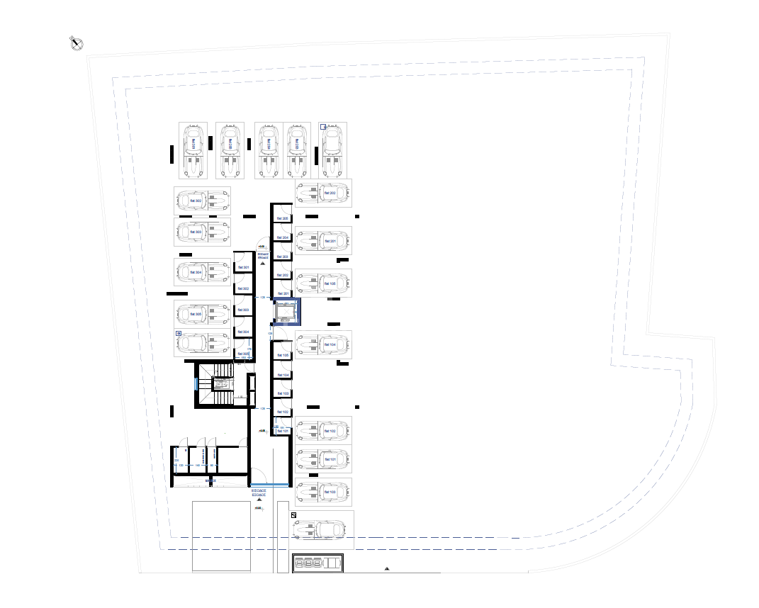 Top floor two bedroom apartment for sale, Aradippou.