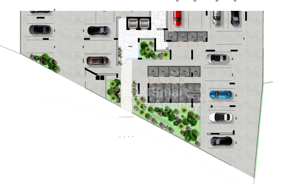 Top floor two bedroom apartment for sale, Livadia.
