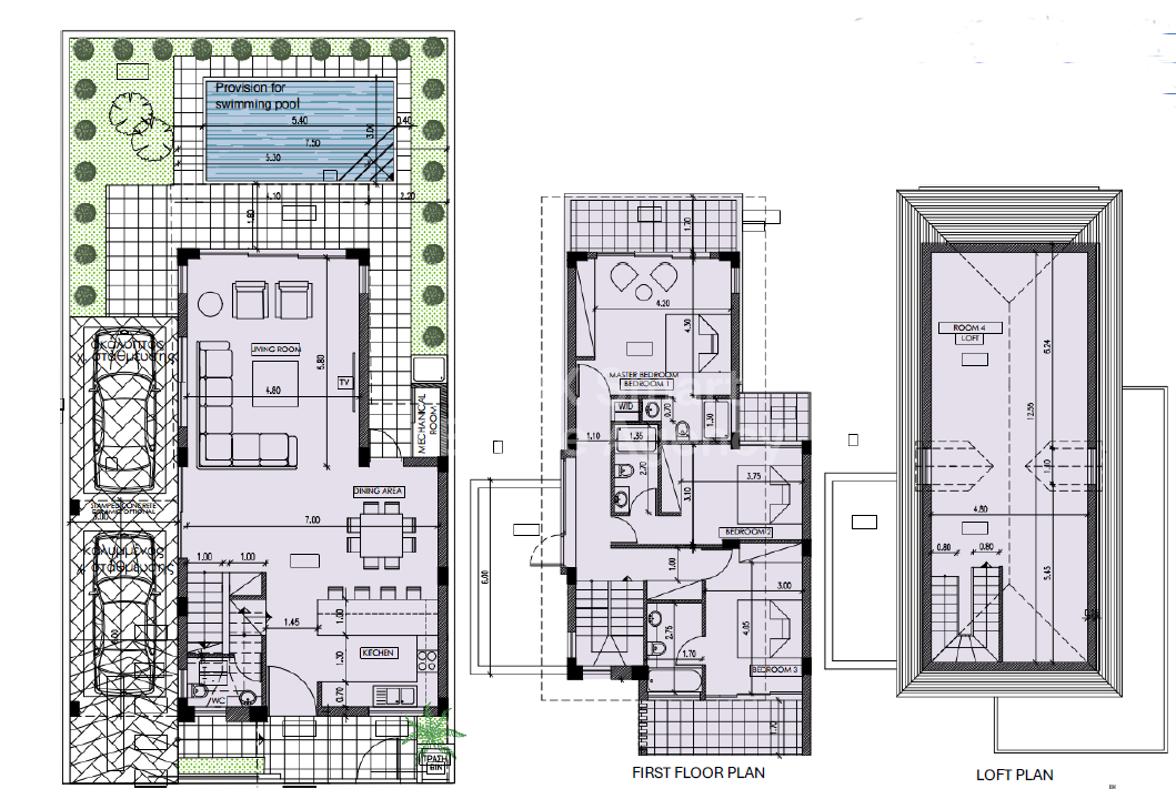 Three bedroom house for sale, Dromolaxia.