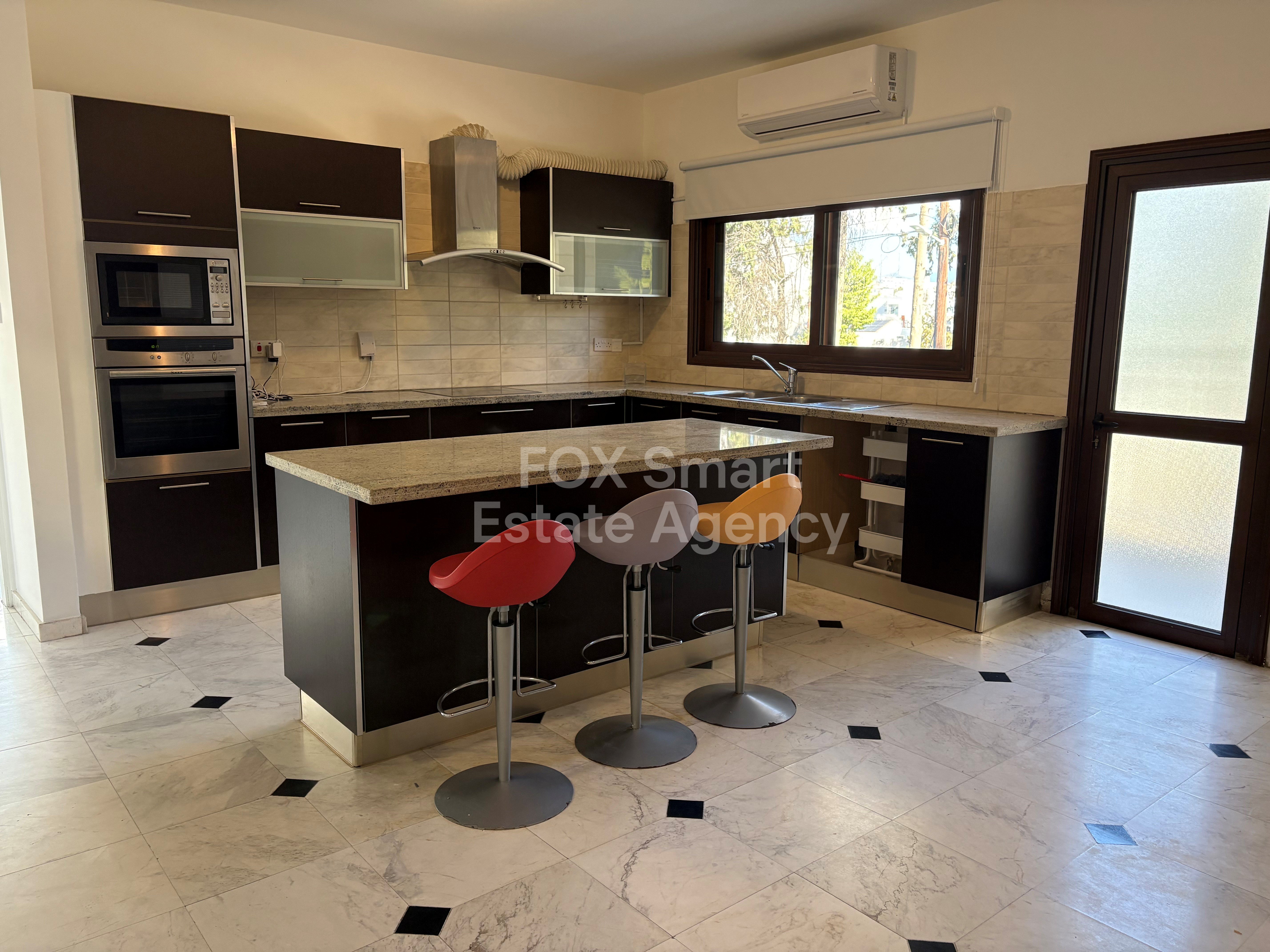 Fully Furnished Renovated 3-Bedroom Apartment for Rent – Aglantzia