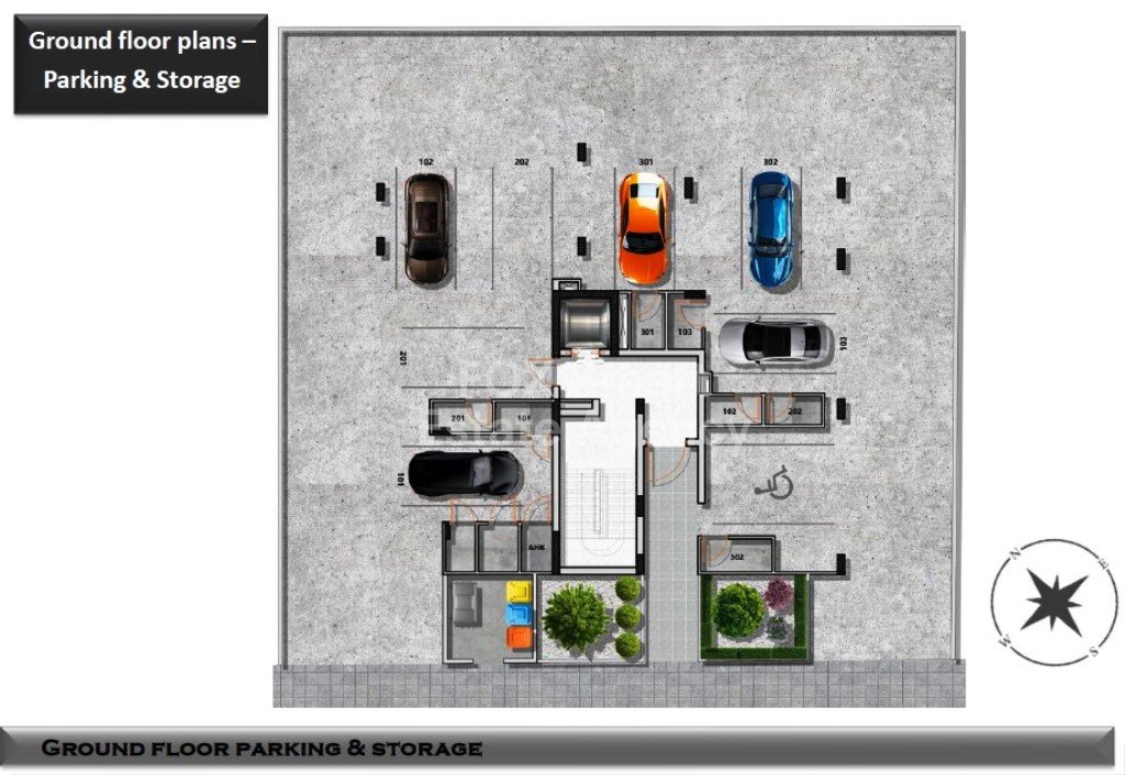 2 Bedroom With big Balcony, Off-Plan Apartment For Sale in Aradippou