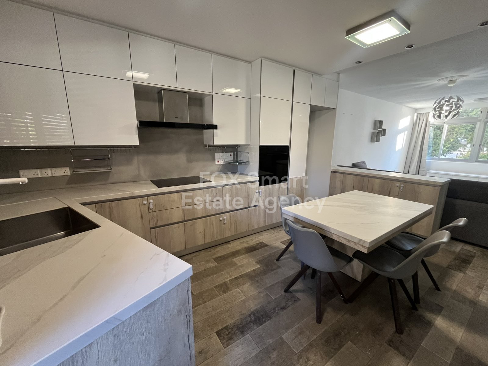 For rent 3 bedroom ground floor apartment in Agioi Omologites, near American School.