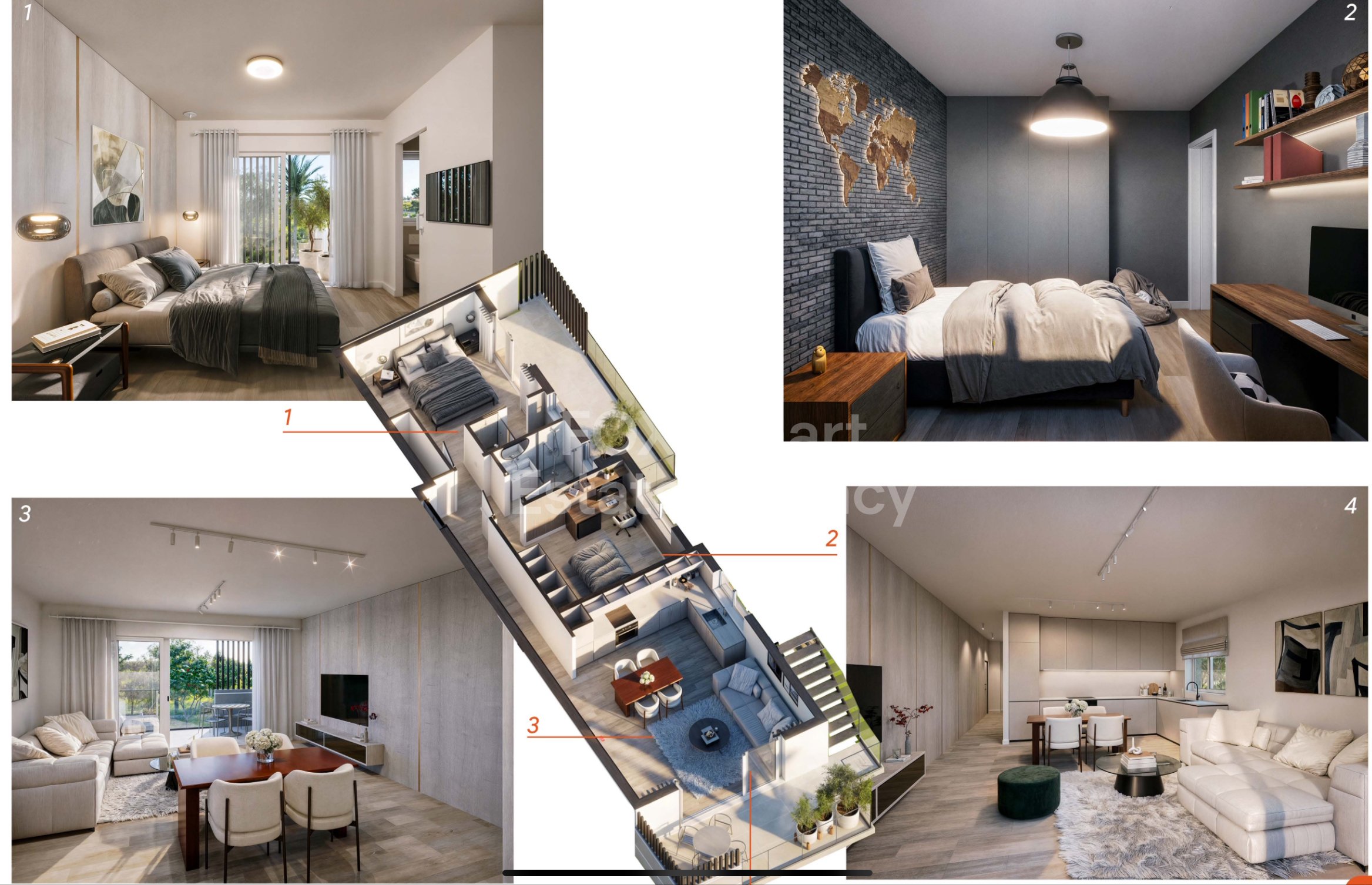 One-bedroom apartment for sale on the border of Livadia and Aradippou,Larnaca.