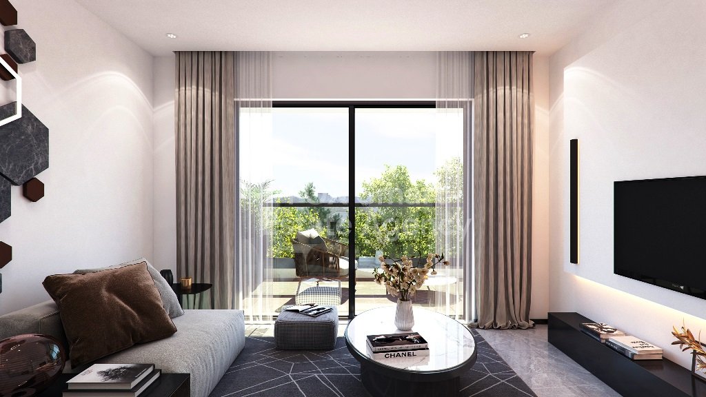 2 Bedroom, With Roof-Garden, Off-Plan Apartment For Sale in Oroklini