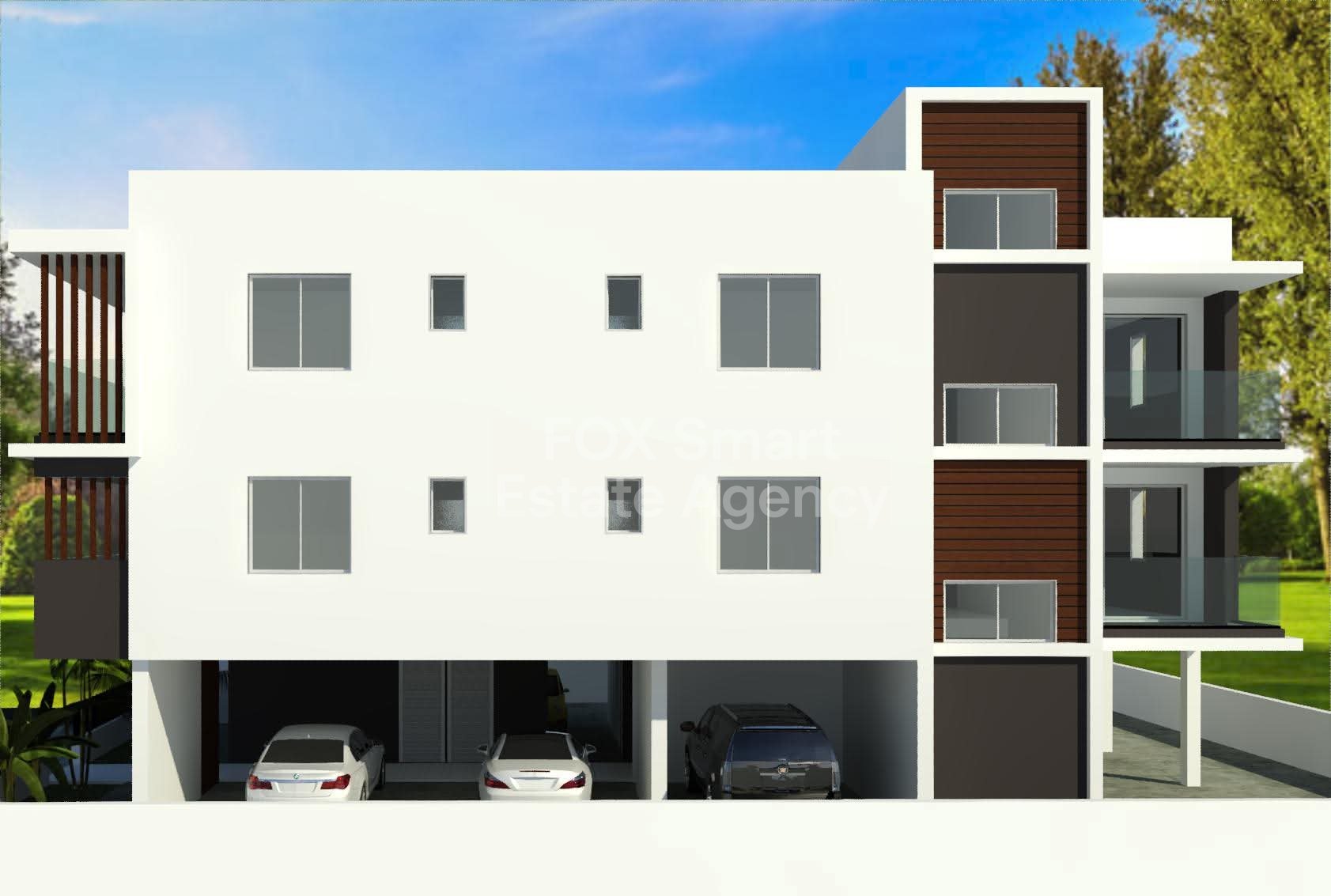 For Sale 2 bedroom under construction apartment in Lakatamia opposite the Municipal Amphitheater of Lakatamia.