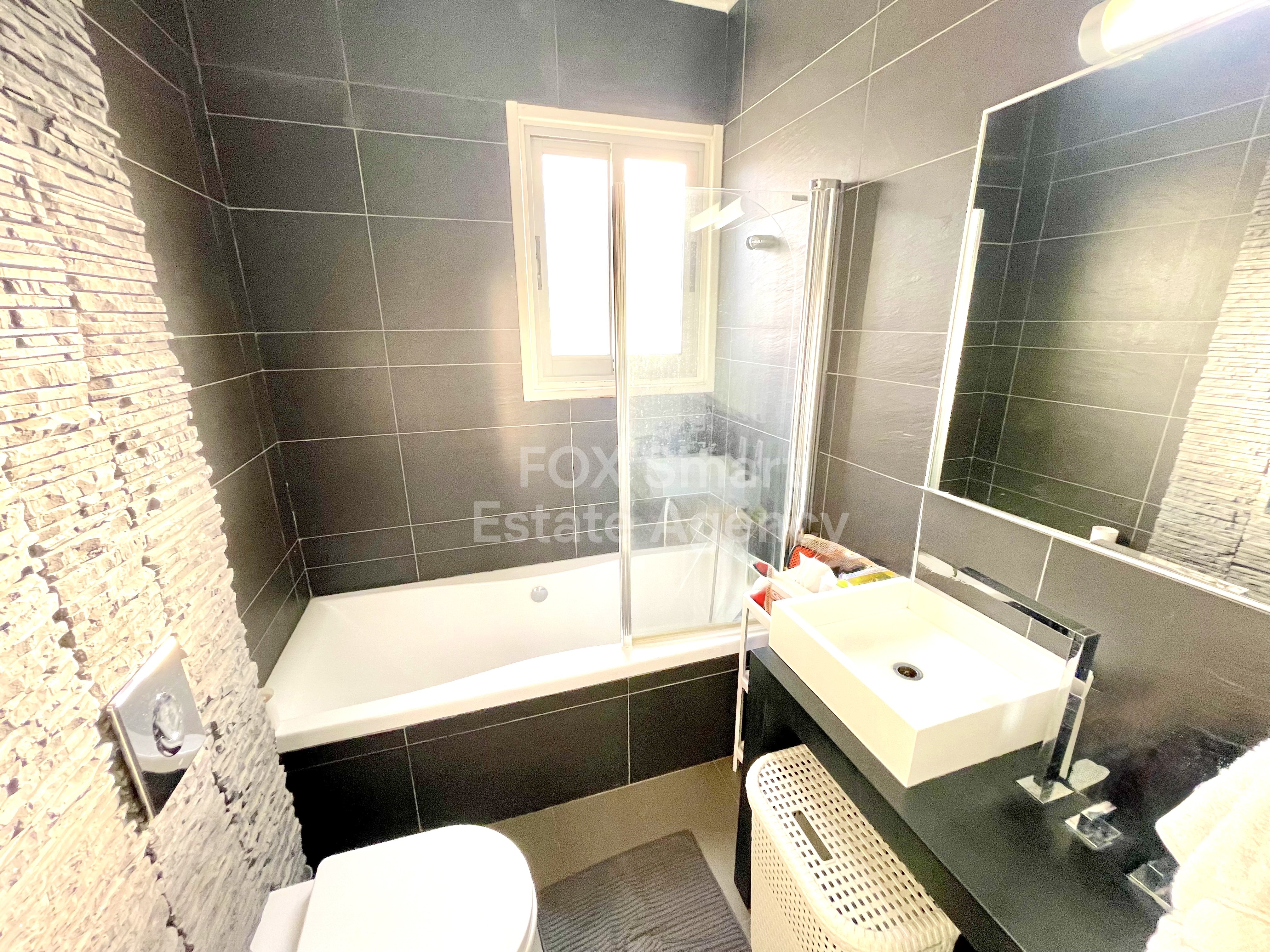 Modern top floor furnished 2-Bedroom Apartment with Huge Balcony in Egkomi near European University.