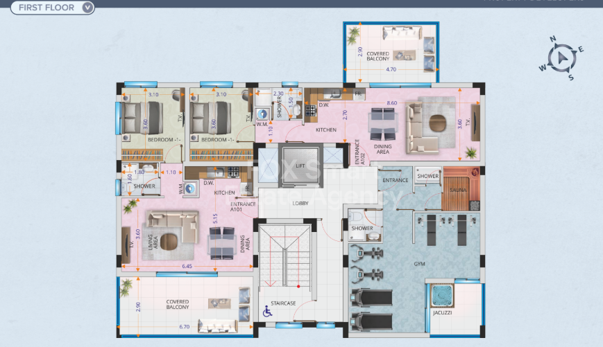 One bedroom apartment for sale, Livadia.