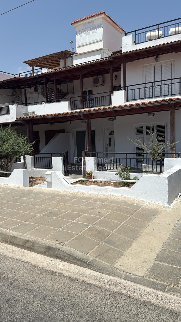 FOR LONG TERM RENTAL.. 2 BEDROOM GROUND FLOOR APARTMENT, PARALIMINI, FAMAGUSTA