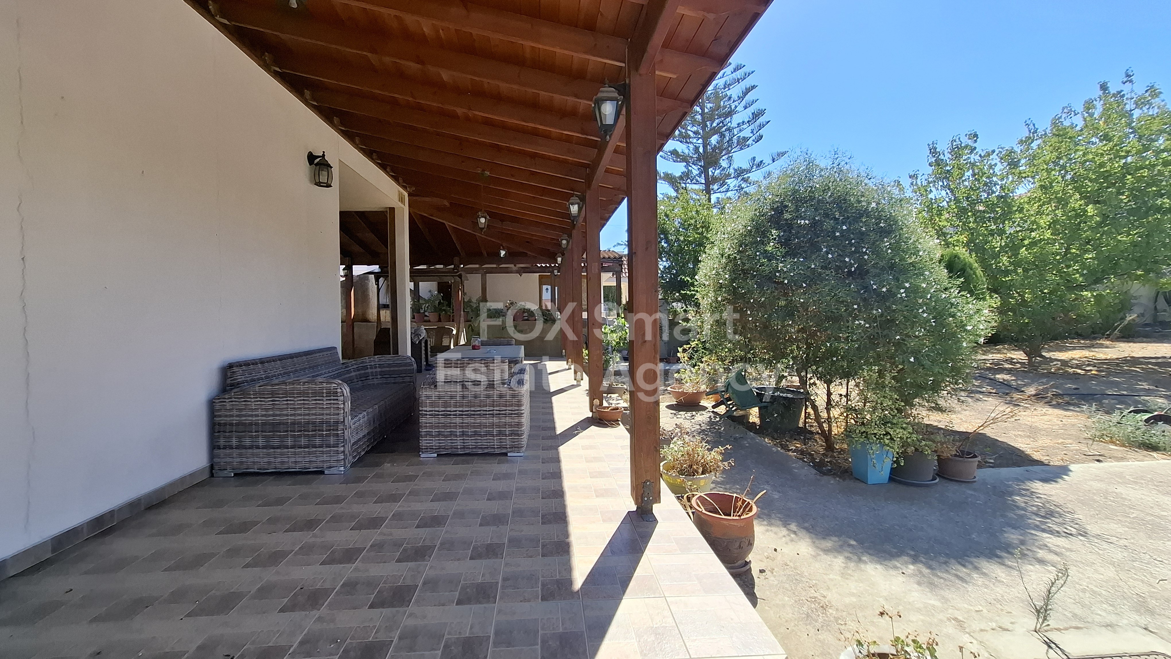 Beautiful home, on a large land, close to the center of the village
