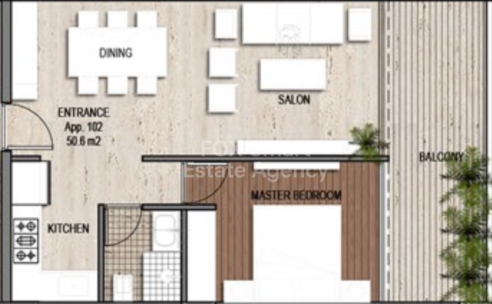 Two-Bedroom Simlex apartment for sale in Livadia area,Larnaca.