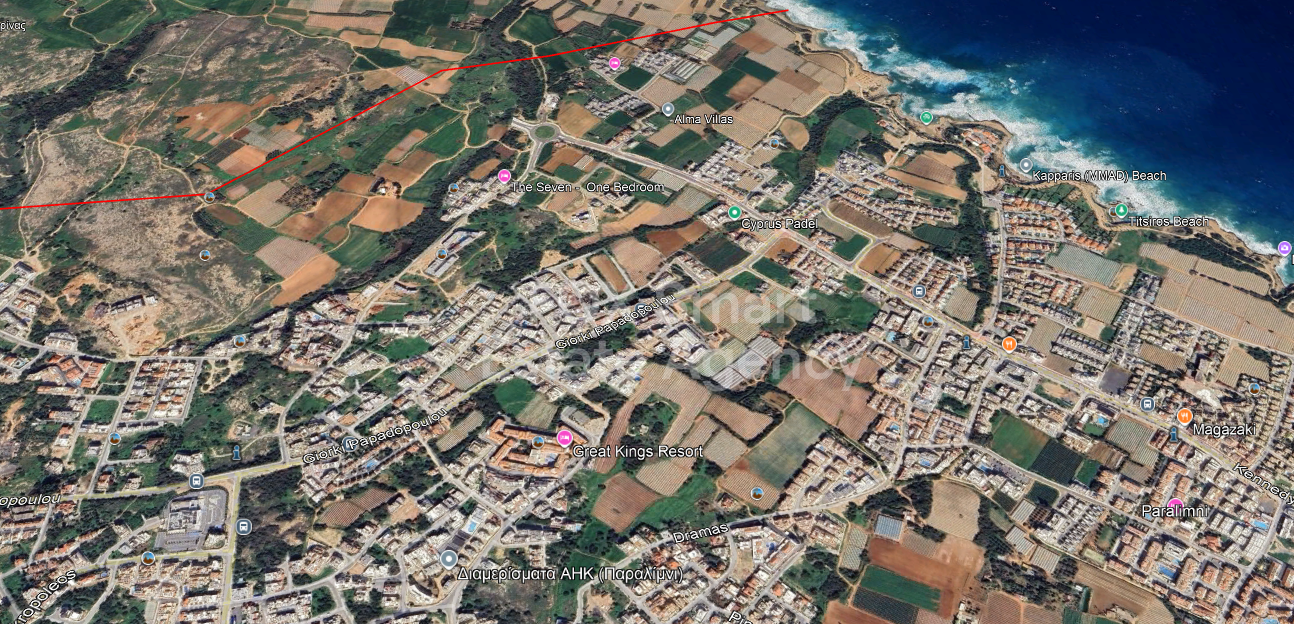 Land in Paralimni - view 1