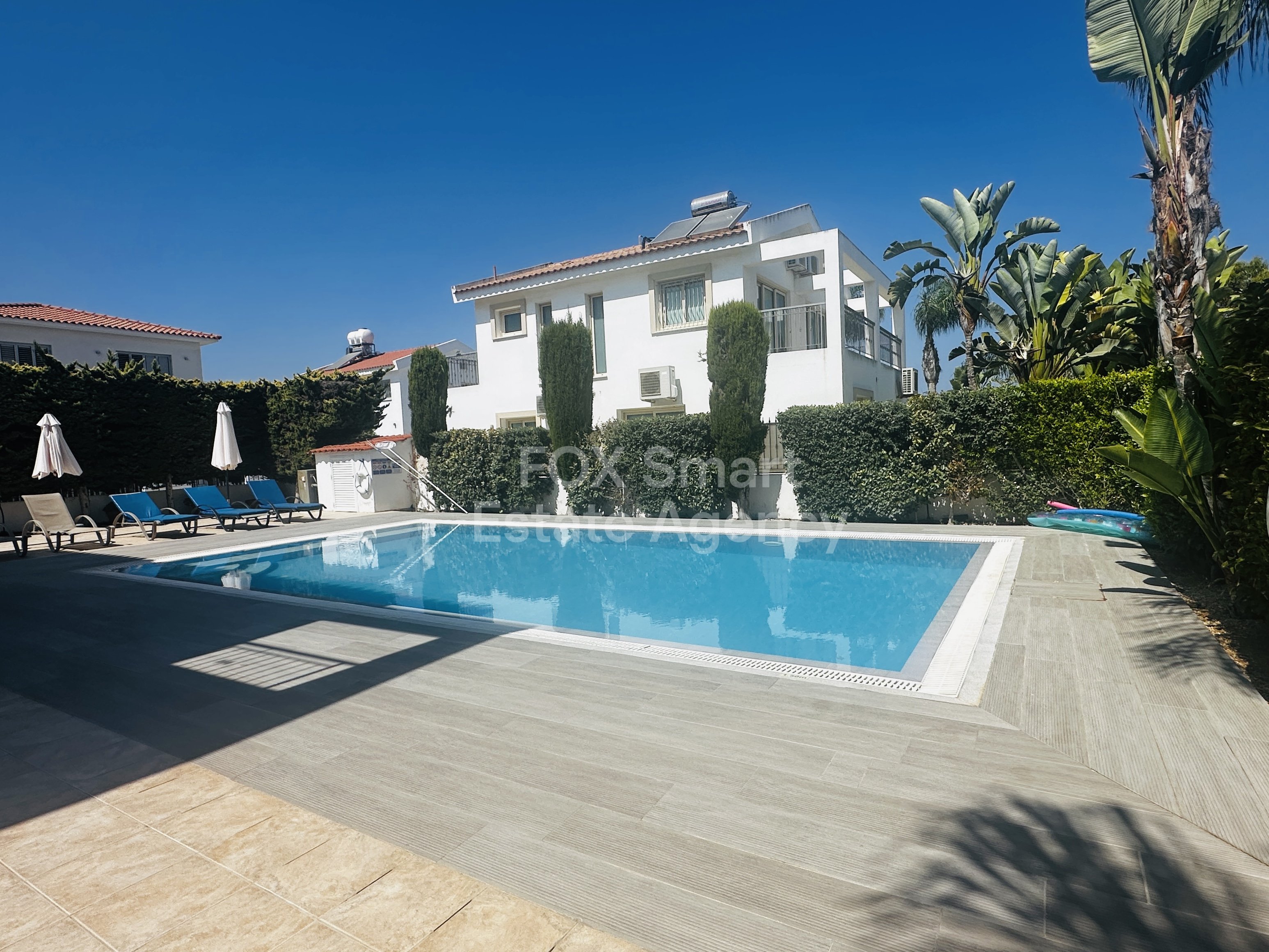 Long-Term Villa Rental-4 Bedrooms, Private Heated Pool, Close To the sea, Protaras, Famagusta