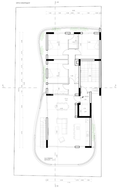 Luxury whole floor penthouse in Lykavitos, Nicosia for sale