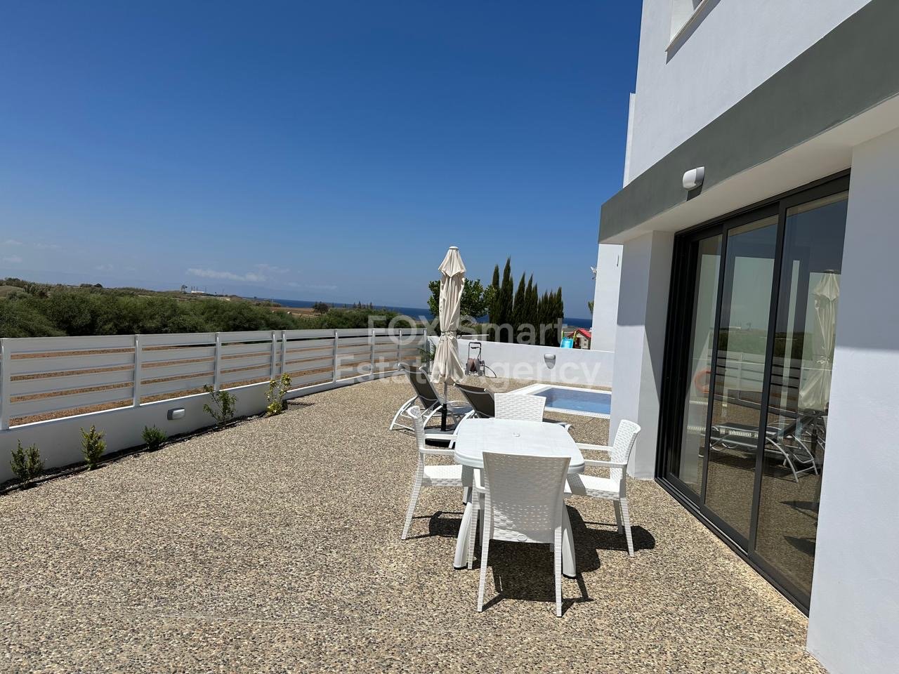 FOR LONG TERM RENTAL.. 3 BEDROOM WITH SEA VIEW, AND ROOFTOP, KAPARRIS, FAMAGUSTA