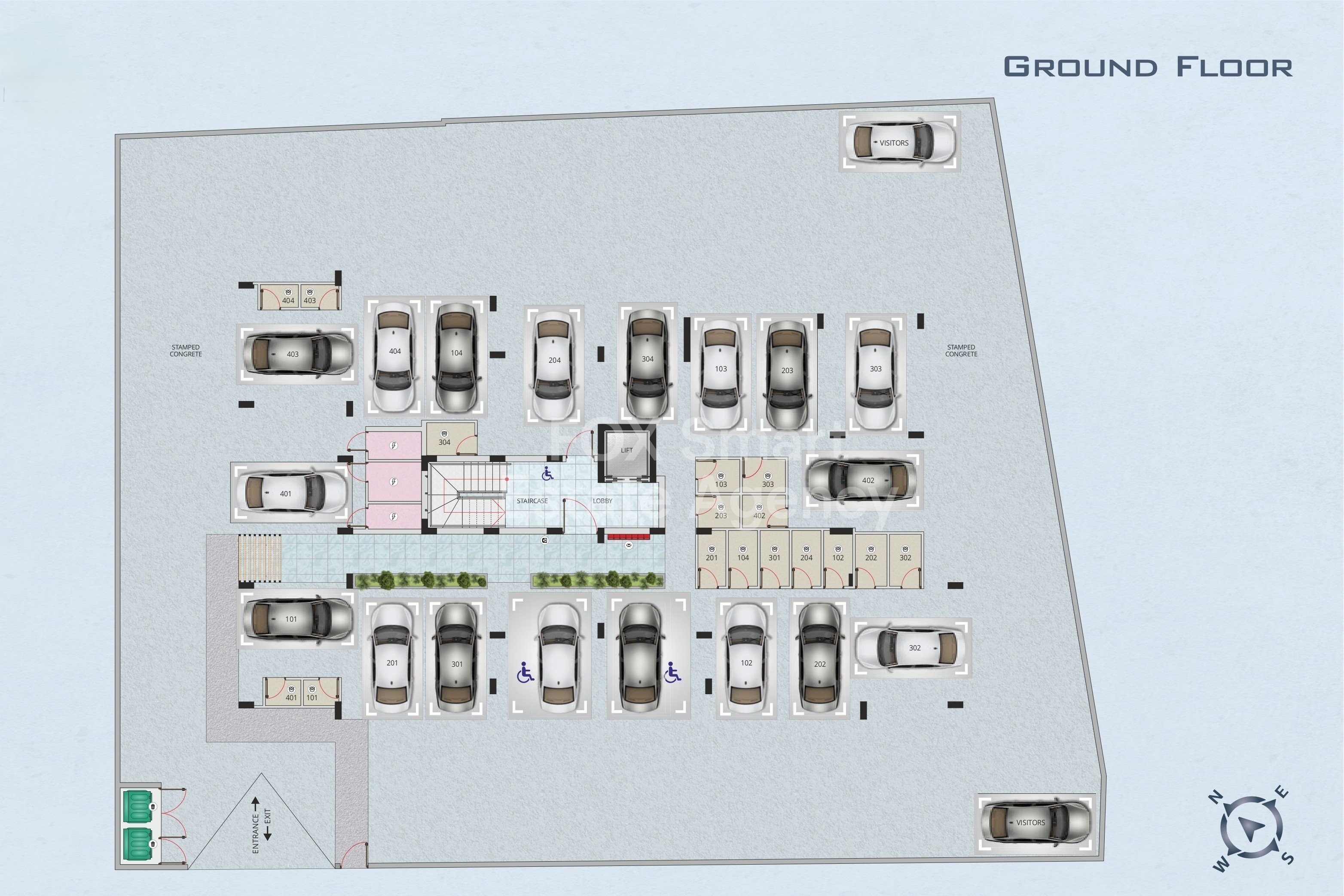 Top floor two bedroom apartment for sale,