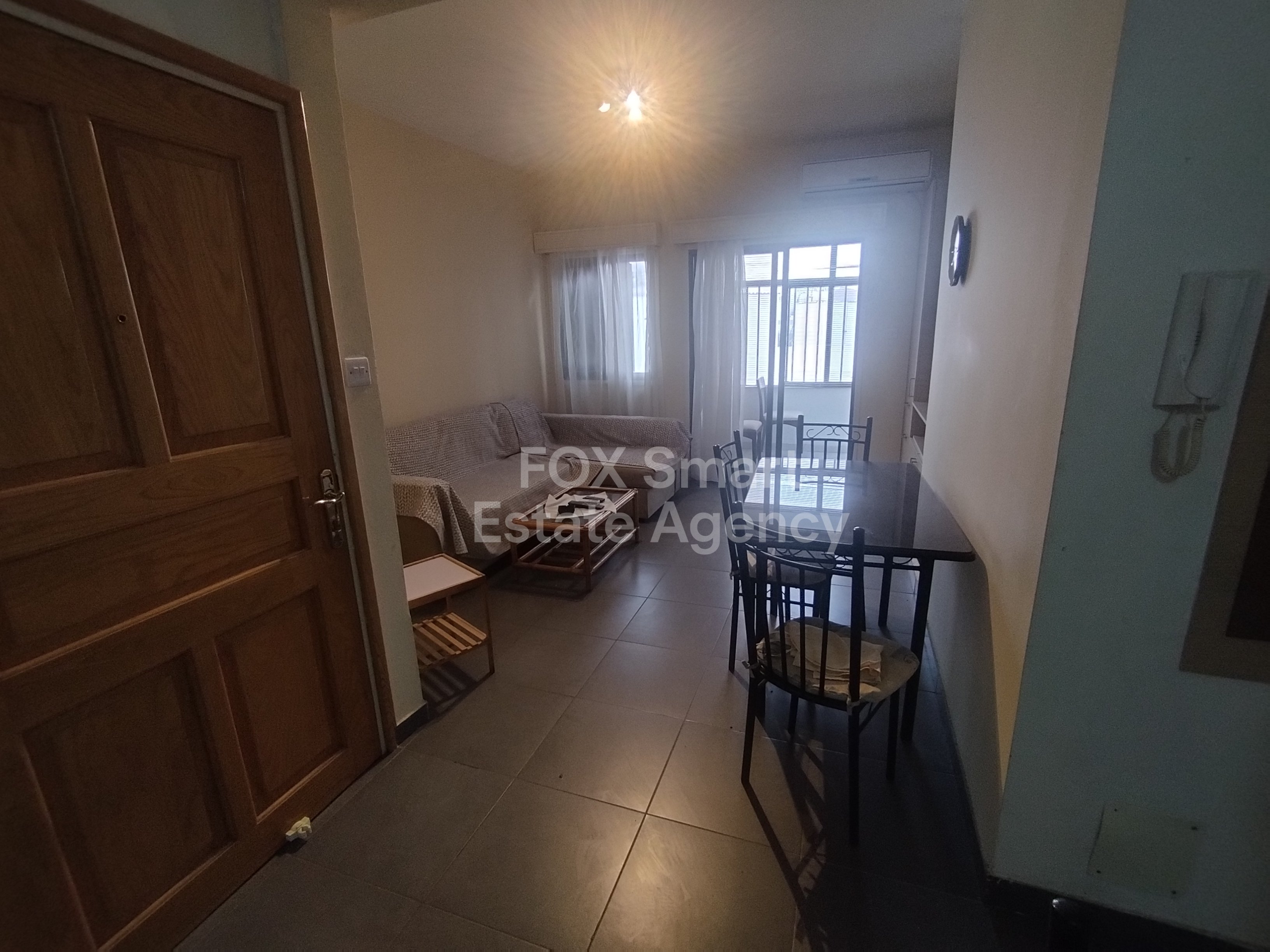For Rent furnished, one bedroom apartment in good condition, in Strovolos.