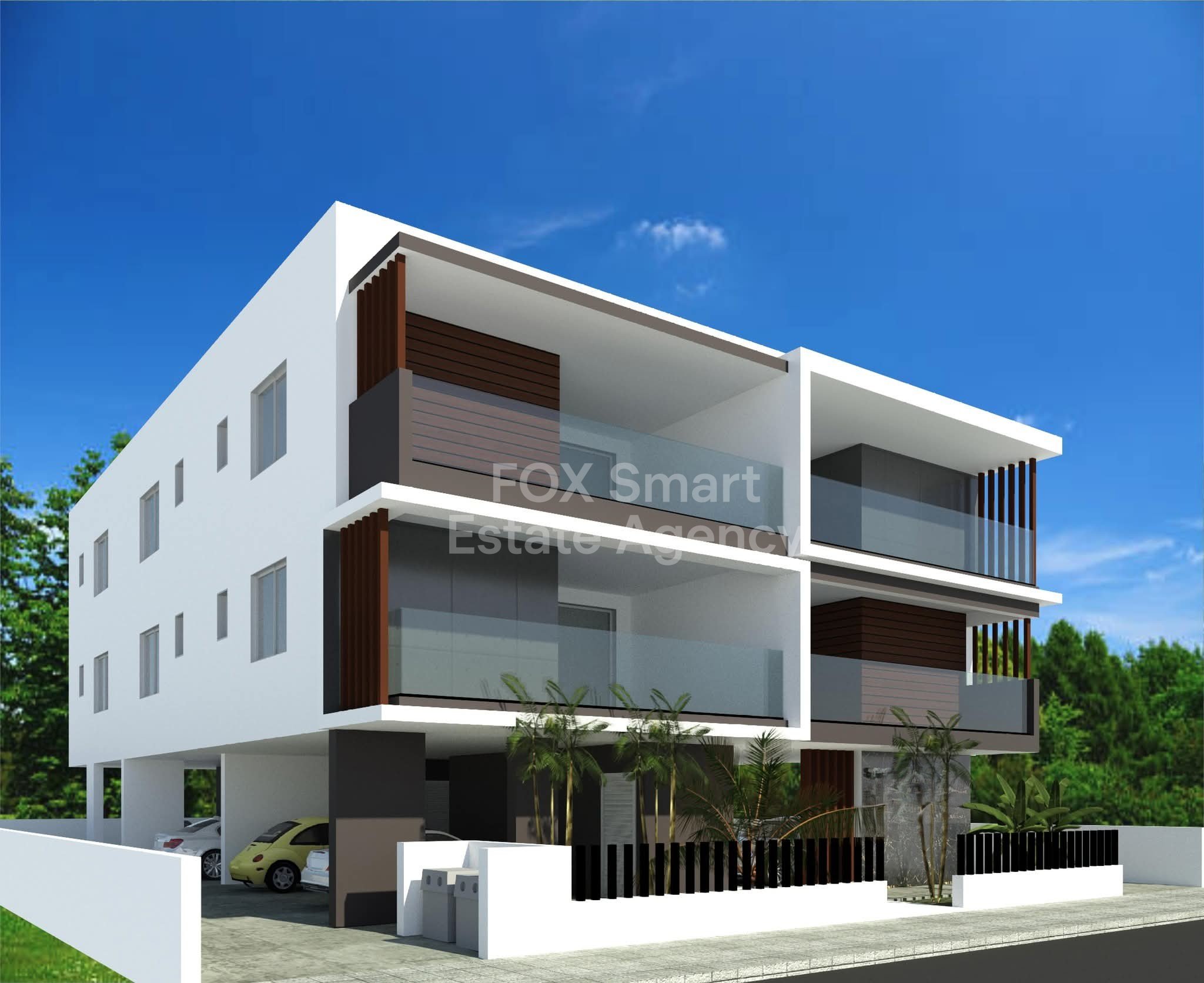 For Sale 2 bedroom under construction apartment in Lakatamia opposite the Municipal Amphitheater of Lakatamia.