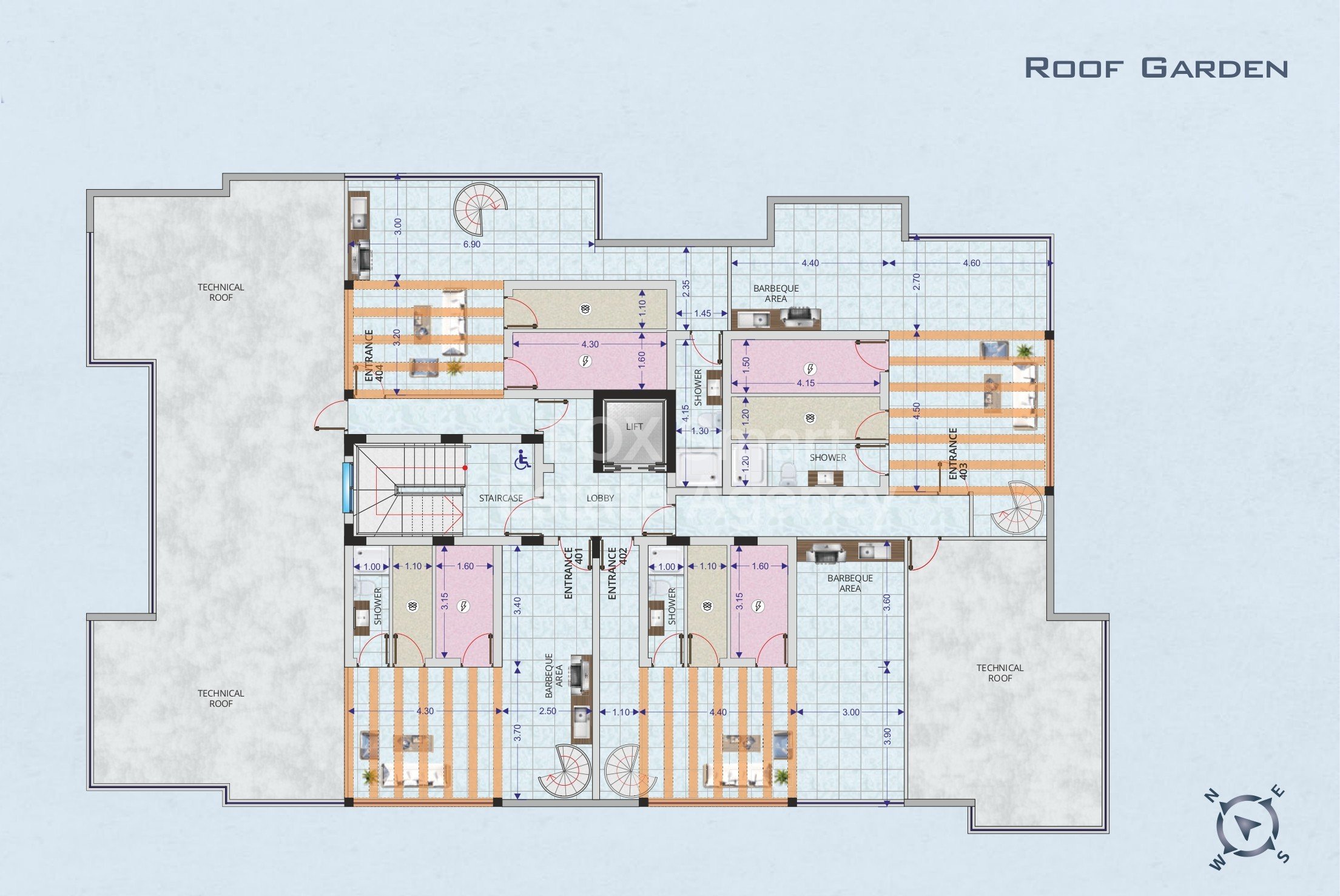 Top floor two bedroom apartment for sale,