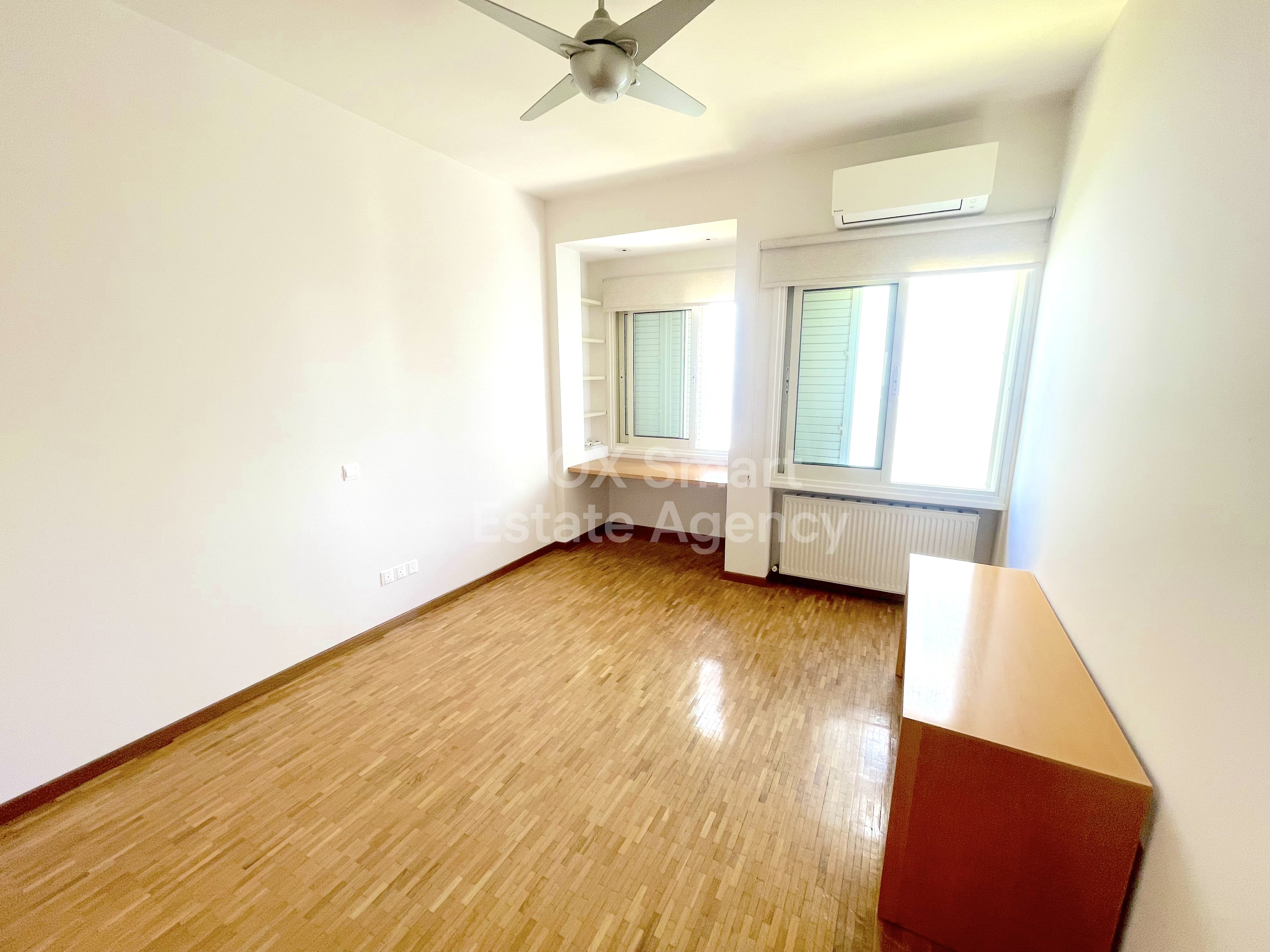 Luxurious Renovated 3-Bedroom Apartment with Office & Maid’s Studio in Prime Acropolis Location