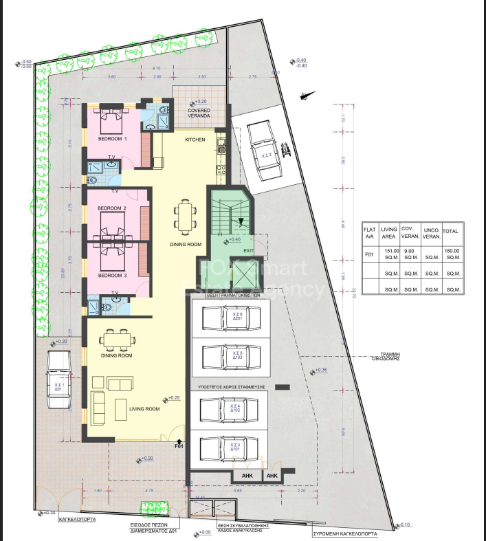 Modern 2-Bedroom Penthouse in Kiti with Rooftop Terrace