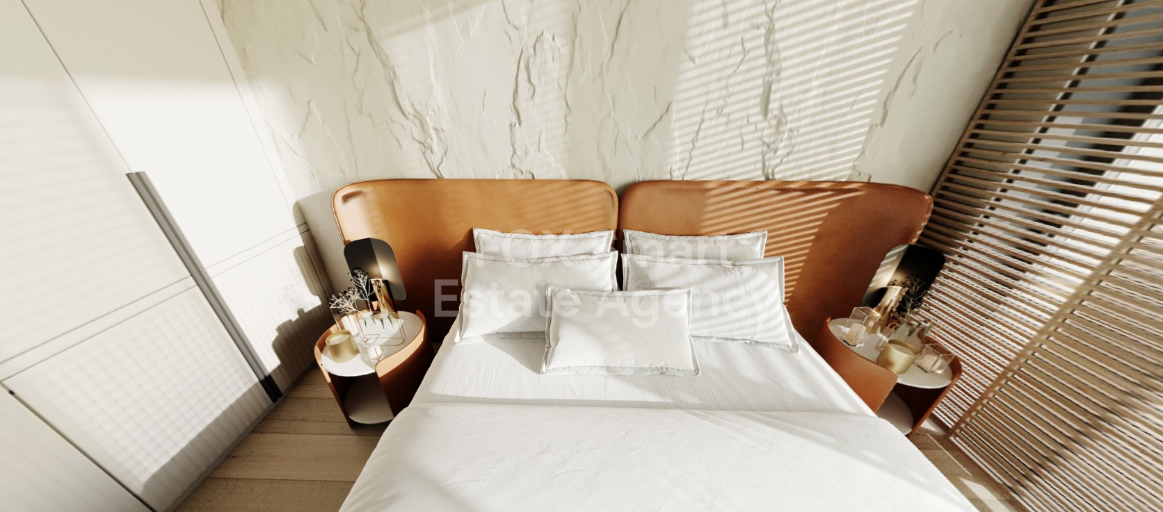 Modern 2-Bed Penthouse Apartment Minutes from the Mediterranean, Communal Pool