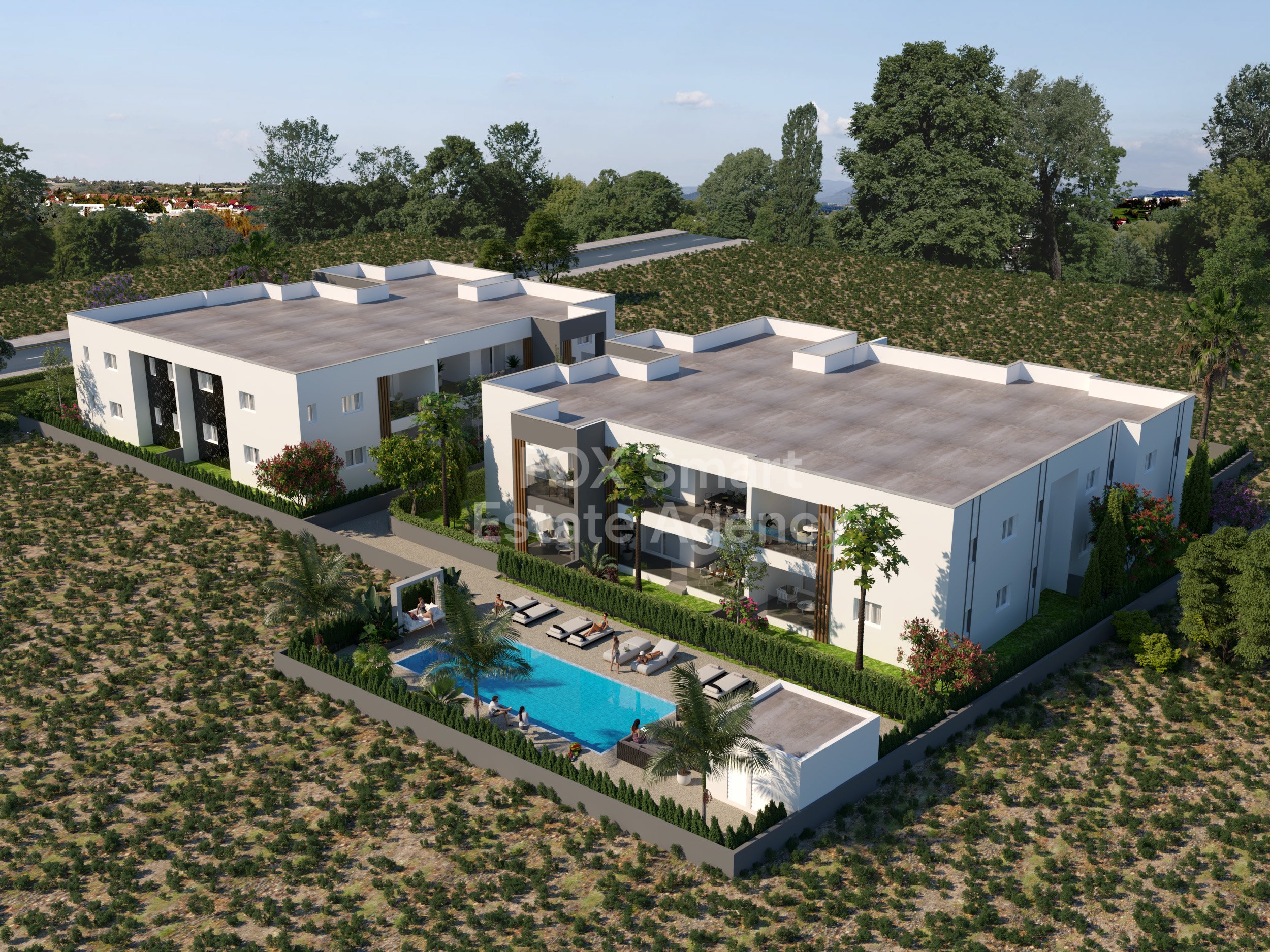 2 Bedroom Apartment, Communal Pool, Xylophagou, Larnaca