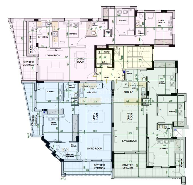 Top floor two  bedroom apartment for sale, Droshia area.