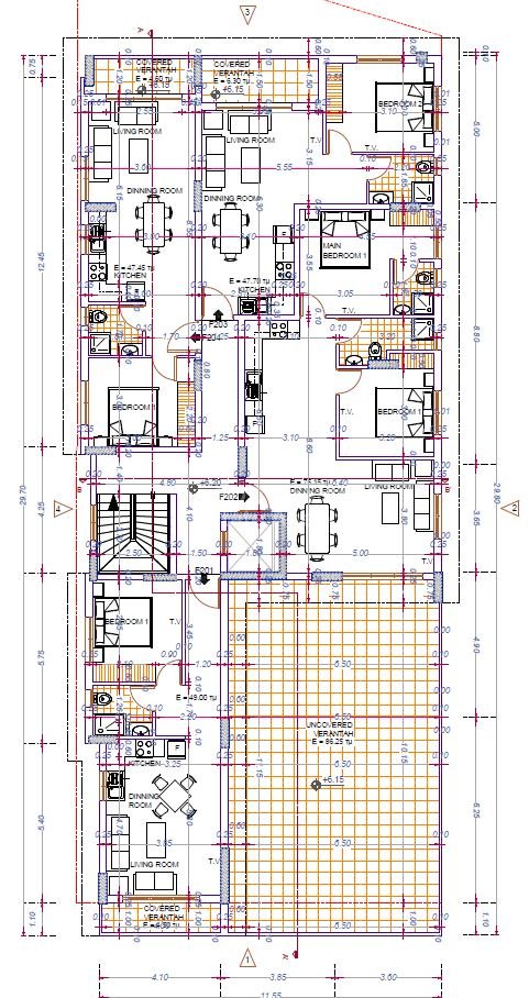 1 Bedroom Top Floor Apartment with Roof Garden in Kiti, Larnaca