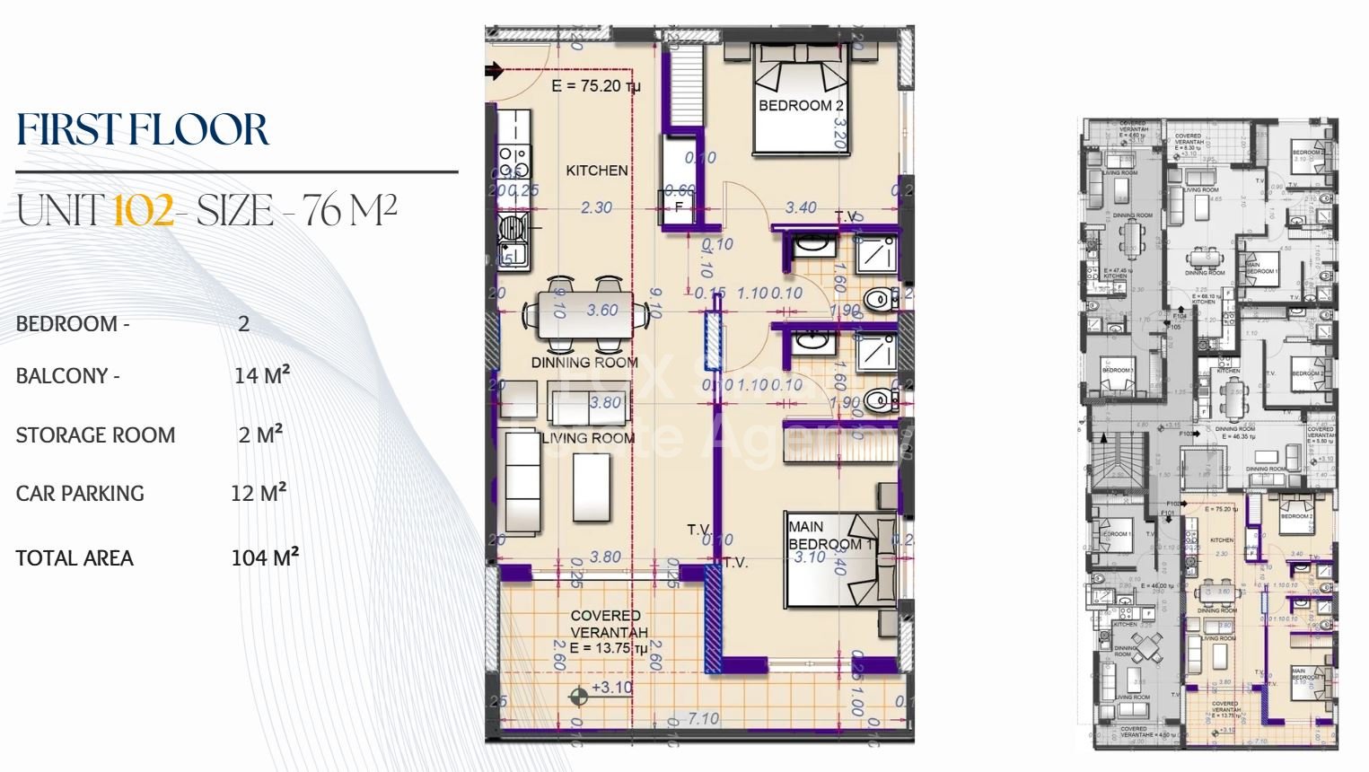 2 Bedroom  Apartment in Kiti, Larnaca