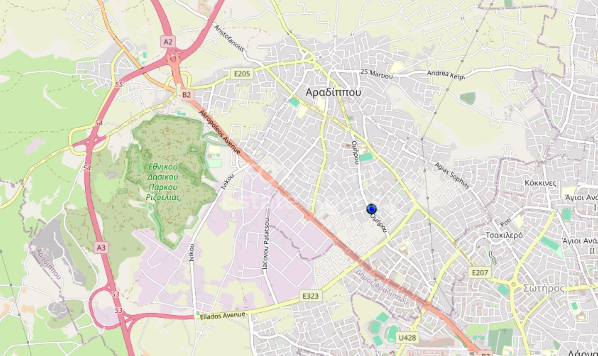 Land in Agios Fanourios - view 1