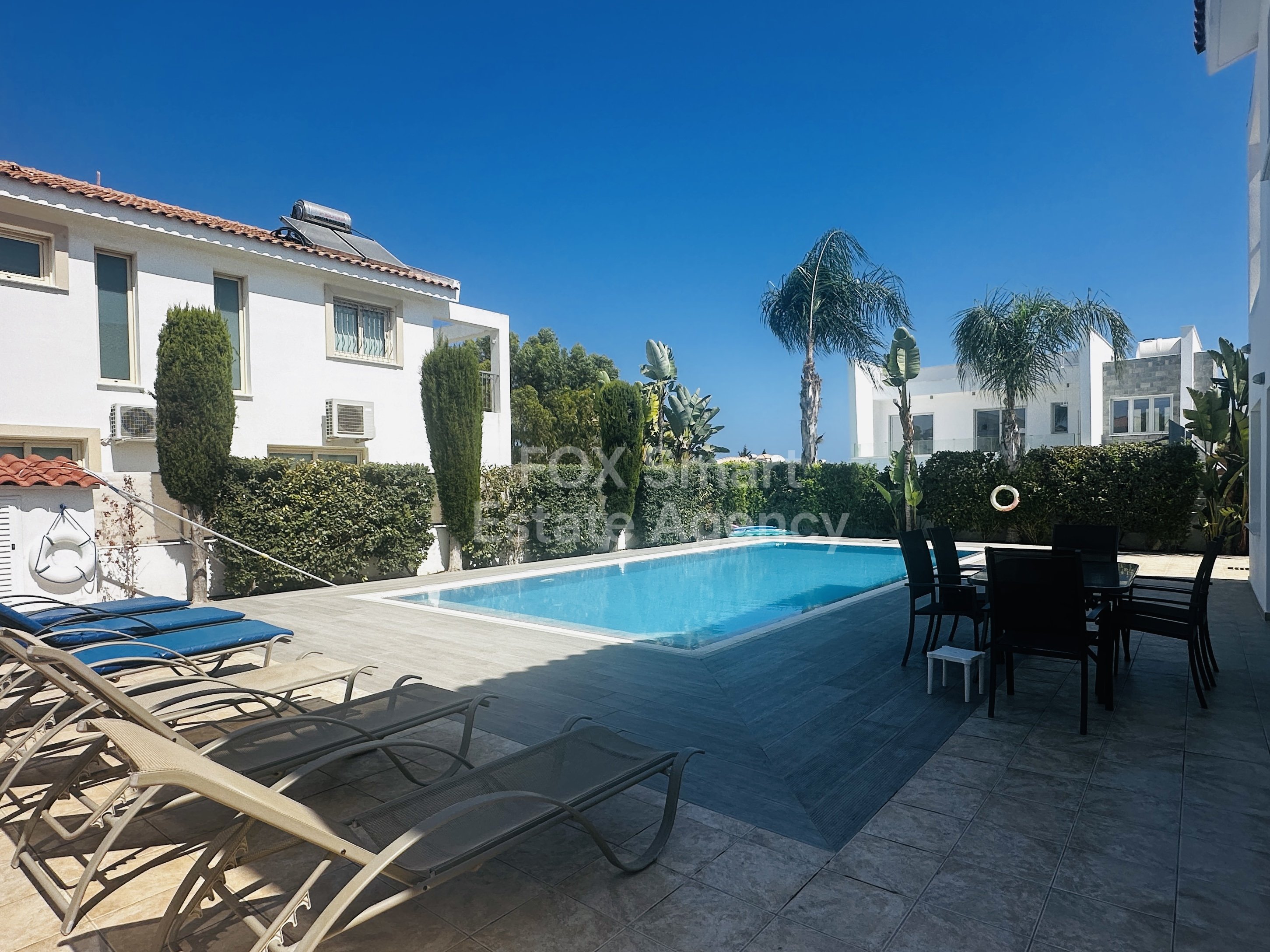 Long-Term Villa Rental-4 Bedrooms, Private Heated Pool, Close To the sea, Protaras, Famagusta