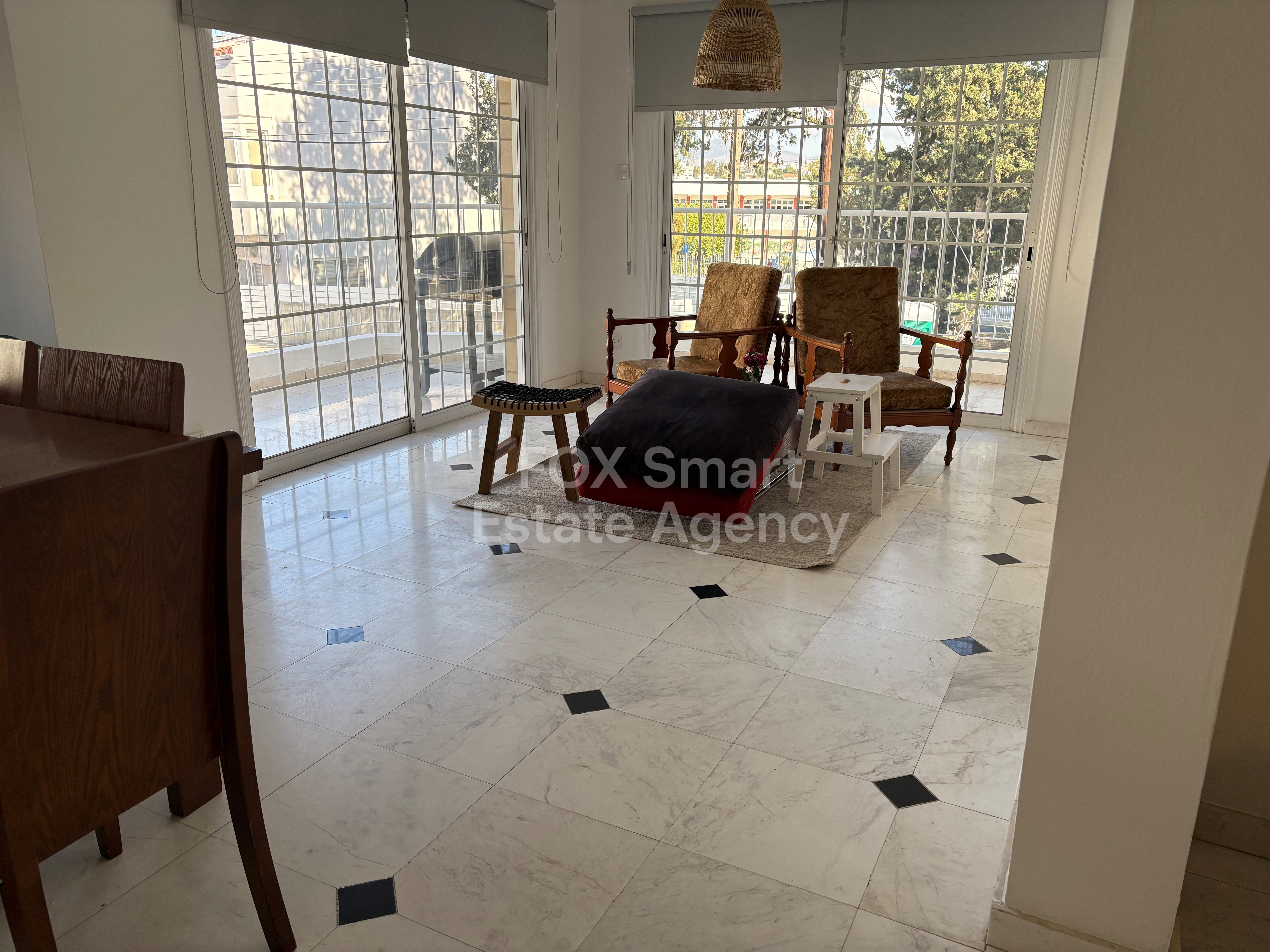 Fully Furnished Renovated 3-Bedroom Apartment for Rent – Aglantzia