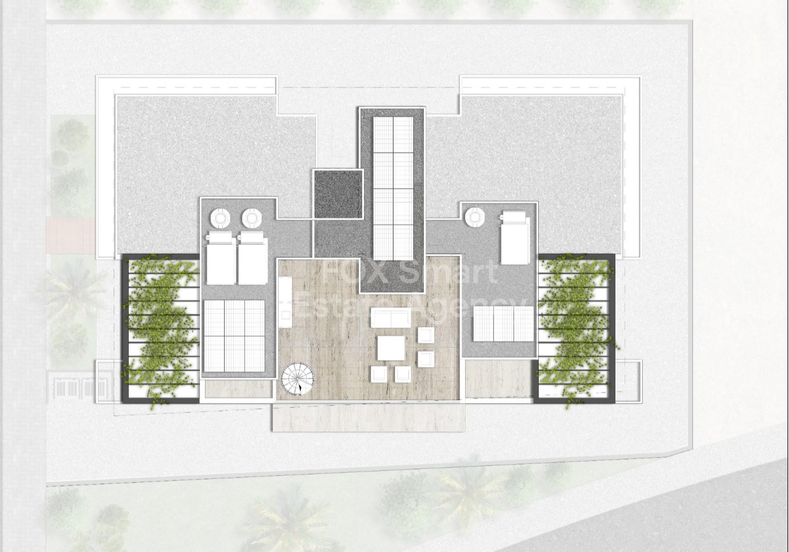 Two- Bedroom penthouse apartment for sale in Oroklini area,Larnaca.